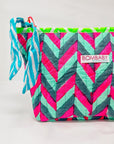 Quilted Make Up Bag | Ziggy - Bombaby