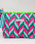 Quilted Make Up Bag | Ziggy - Bombaby