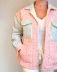 Quilted Shacket | Sunwashed - Bombaby