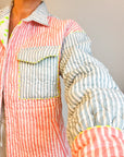 Quilted Shacket | Sunwashed - Bombaby