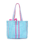 Quilted Tote Bag | Malibu Pop | - Bombaby