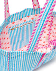 Quilted Tote Bag | Malibu Pop | - Bombaby