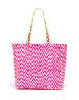 Quilted Tote Bag | Neon Pink - Bombaby