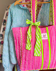 Quilted Tote Bag | Sugar Rush - Bombaby