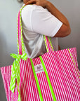 Quilted Tote Bag | Sugar Rush - Bombaby