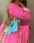 Quilted Tote Bag | Sugar Rush - Bombaby