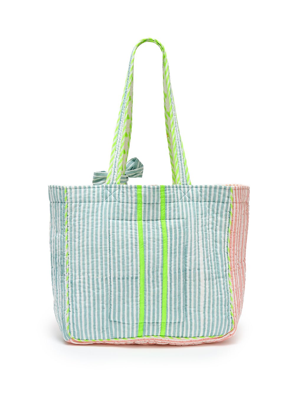 Quilted Tote Bag | Sunwashed - Bombaby