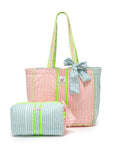 Quilted Tote Bag | Sunwashed - Bombaby
