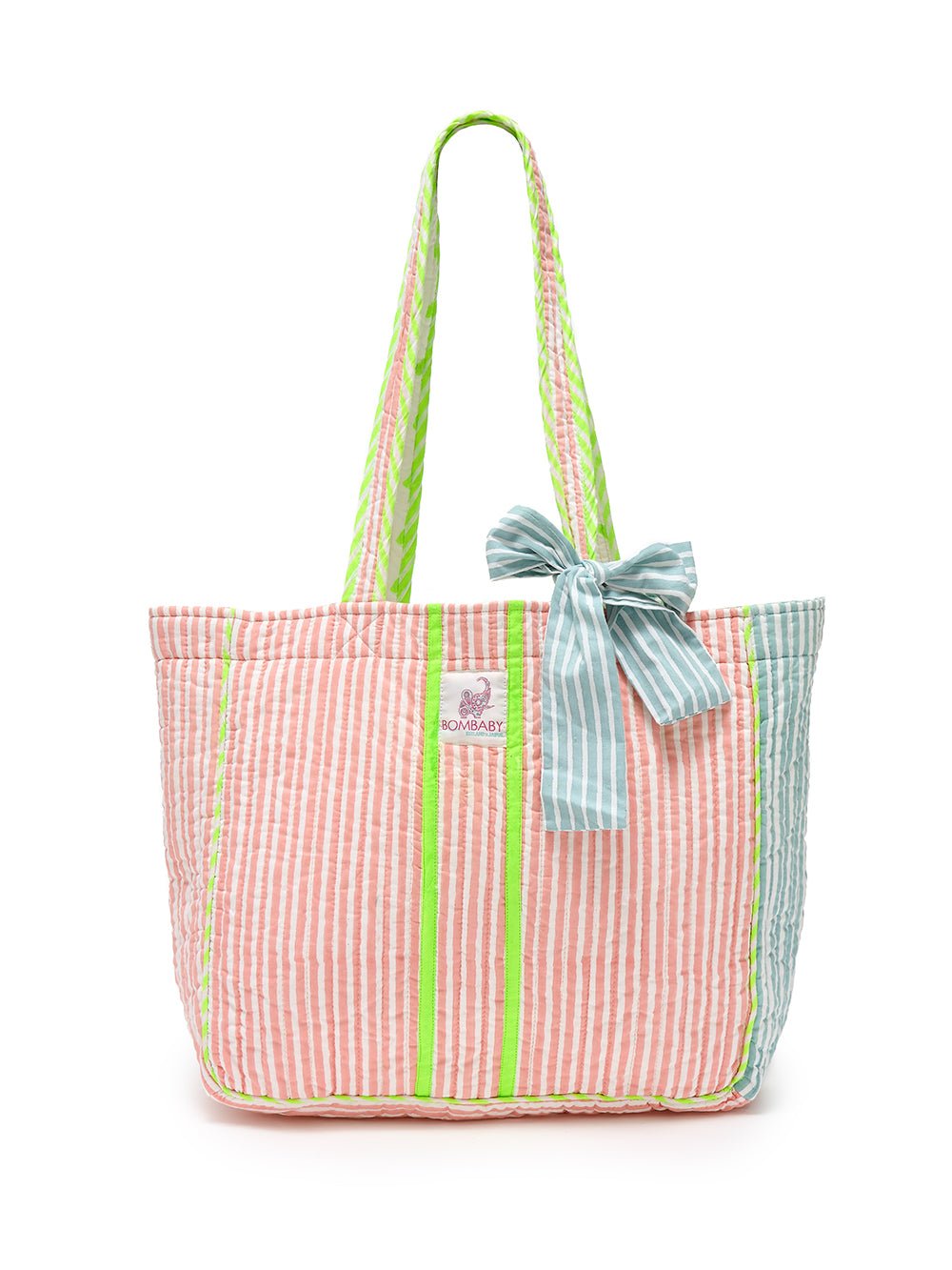 Quilted Tote Bag | Sunwashed - Bombaby