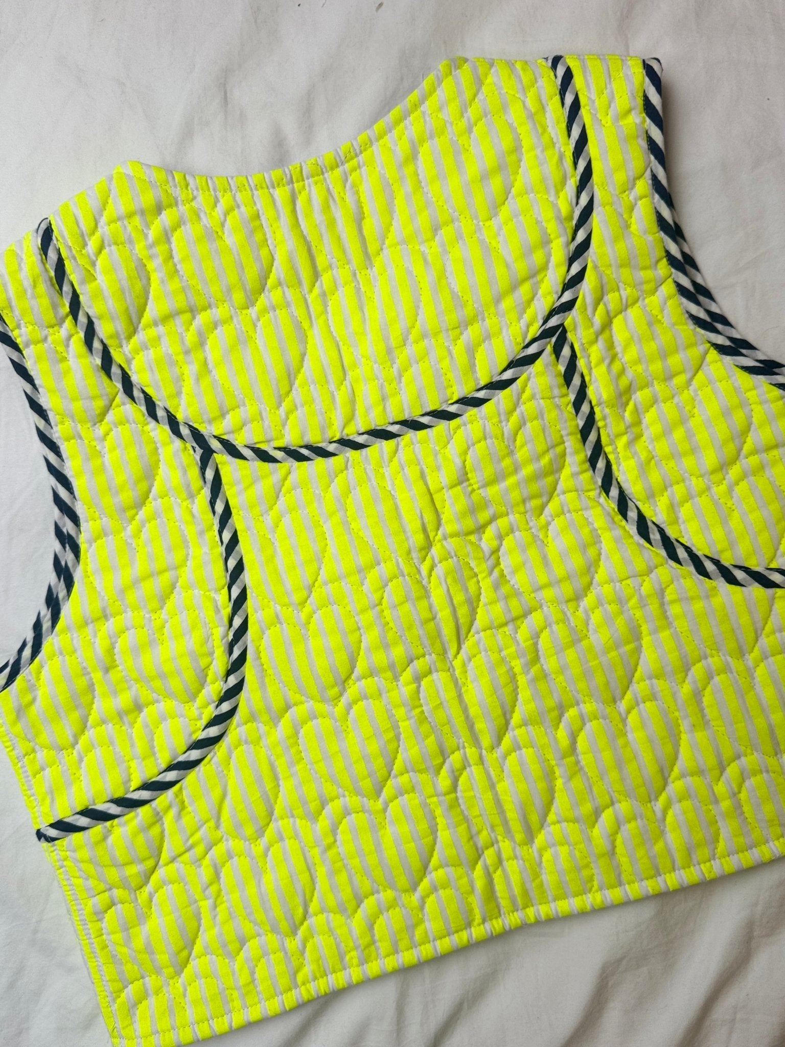 Quilted Waistcoat | Limoncello - Bombaby