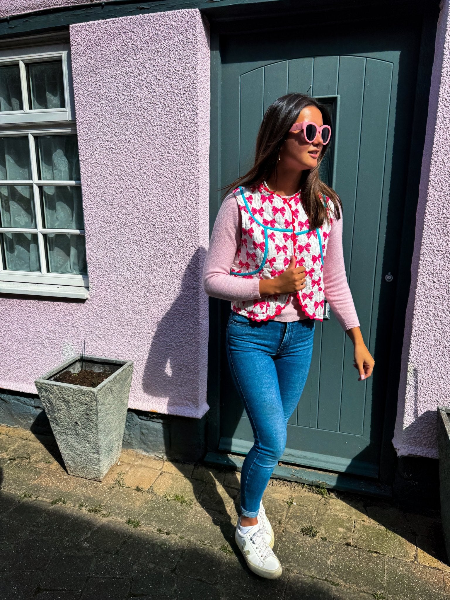 Quilted Waistcoat | Mughal Bloom - Bombaby