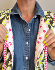 Quilted Waistcoat | Neon Camo - Bombaby