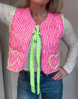 Quilted Waistcoat | Sugar Rush - Bombaby