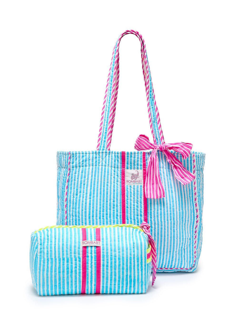 Quilted Wash Bag | Malibu Pop - Bombaby