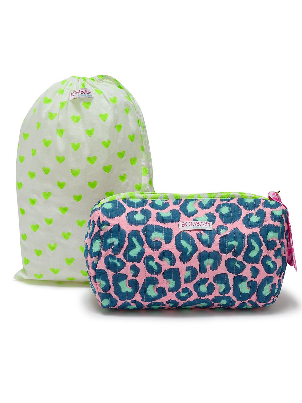 Quilted Wash Bag | Malibu Pop - Bombaby