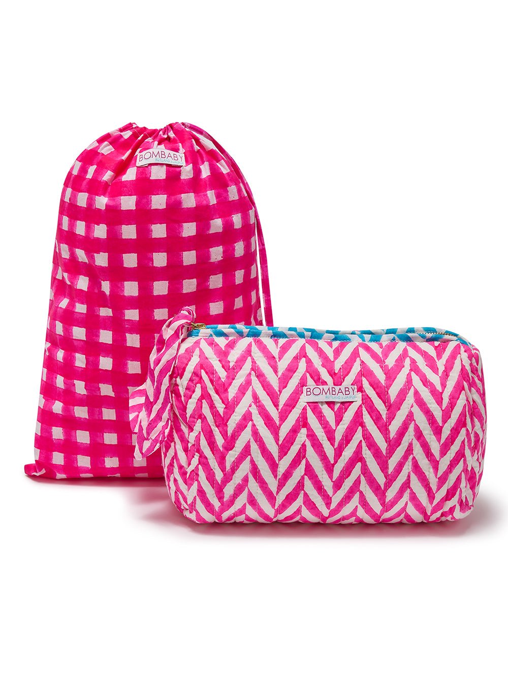 Quilted Wash Bag | Malibu Pop - Bombaby