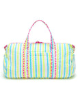Quilted Weekend Bag | Blue Lemonade - Bombaby
