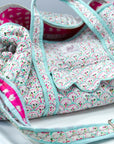 Quilted Weekend Bag | Dottie - Bombaby