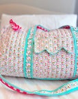 Quilted Weekend Bag | Dottie - Bombaby