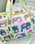 Quilted Weekend Bag | Elephantasy - Bombaby