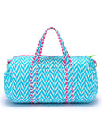 Quilted Weekend Bag | Malibu Blue - Bombaby