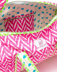 Quilted Weekend Bag | Neon Pink - Bombaby