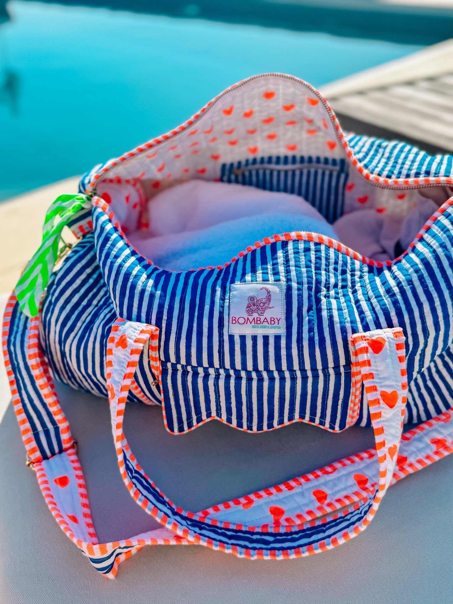 Quilted Weekend Bag | Portofino - Bombaby