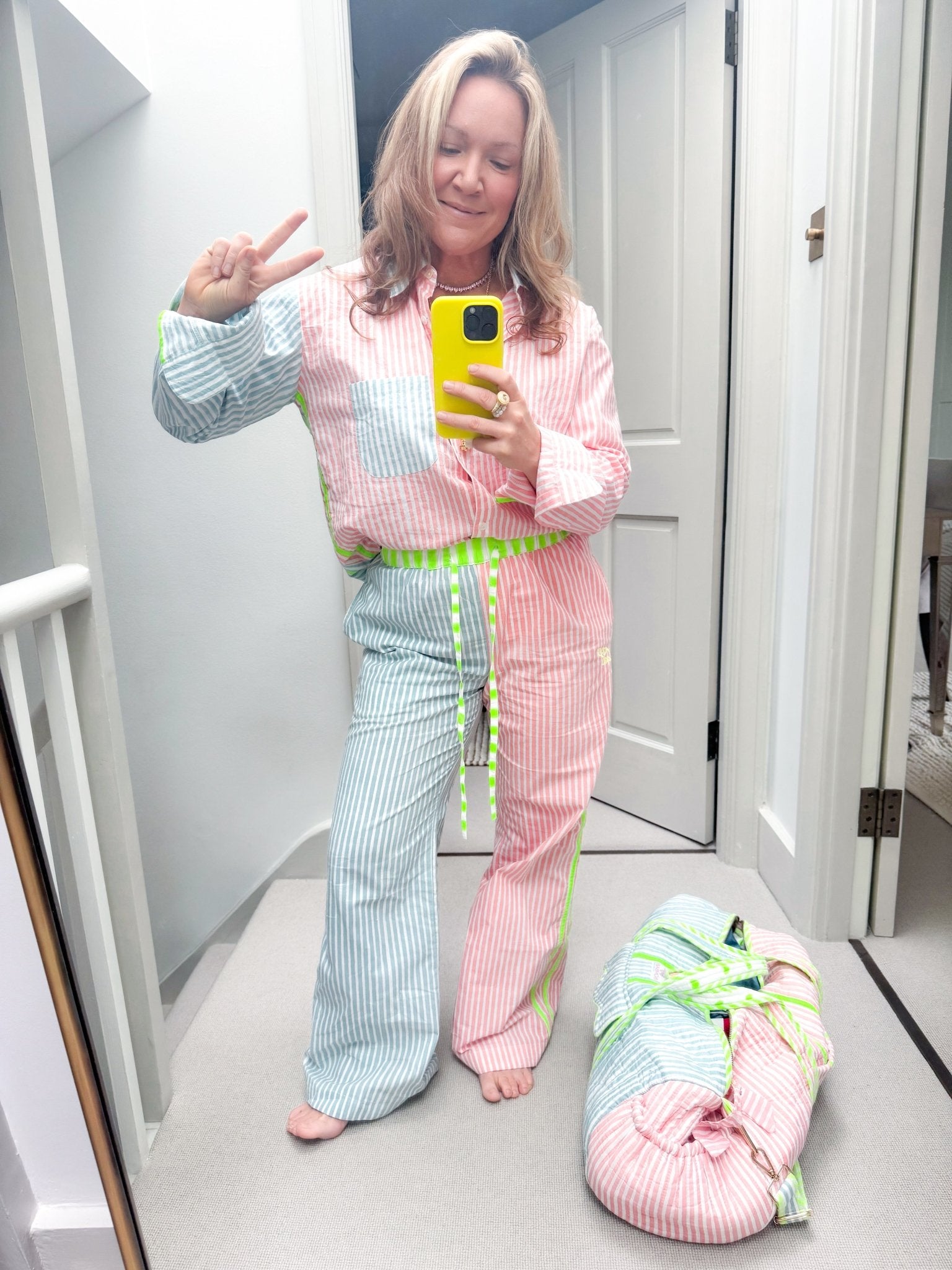 Quilted Weekend Bag | Sunwashed - Bombaby