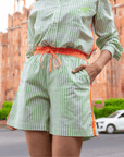 The Pop Shorts | Matcha Fizz PRE ORDER - Bombaby