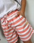 The Rugby Shorts | Rose Pink - Bombaby