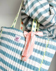 The Rugby Tote | Mykonos Blue - Bombaby