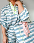 The Rugby Tote | Mykonos Blue - Bombaby