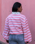 Twill Rugby Blouse | Rose PRE - ORDER - Bombaby