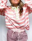 Twill Rugby Blouse | Rose - Bombaby