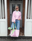Twill Rugby Blouse | Rose - Bombaby