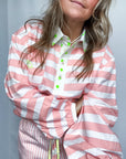 Twill Rugby Blouse | Rose - Bombaby