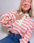 Twill Rugby Blouse | Rose - Bombaby