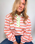 Twill Rugby Blouse | Rose - Bombaby