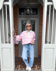 Twill Rugby Blouse | Rose - Bombaby