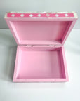 Dove Grey & Pink | Small Mother of Pearl Jewellery Box - Bombaby