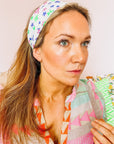 Handmade Block Print Headband | Bandana - Bombaby
