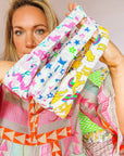Handmade Block Print Headband | Top Knot - Bombaby