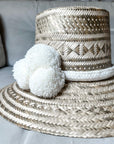 Handwoven Pompom Hat Bands - Bombaby