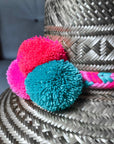 Handwoven Pompom Hat Bands - Bombaby