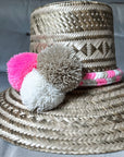 Handwoven Pompom Hat Bands - Bombaby