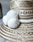 Handwoven Pompom Hat Bands - Bombaby