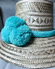 Handwoven Pompom Hat Bands - Bombaby