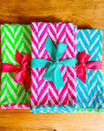 Neon Block Print Napkin Set - Bombaby