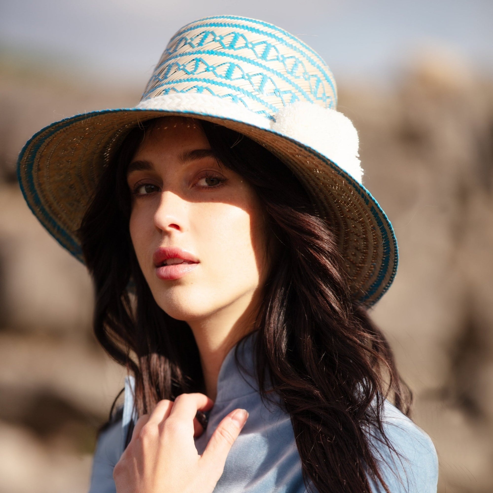 The Alice | Handmade Wayuu Pompom Hat - Bombaby