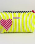 Customised Quilted Wash Bag | Limoncello